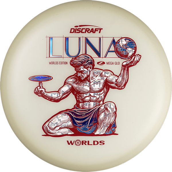 Discraft Luna (Mega Glo - "Spirit of Detroit" 2026 Worlds Edition) Putt & Approach