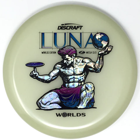 Discraft Luna (Mega Glo - "Spirit of Detroit" 2026 Worlds Edition) Putt & Approach