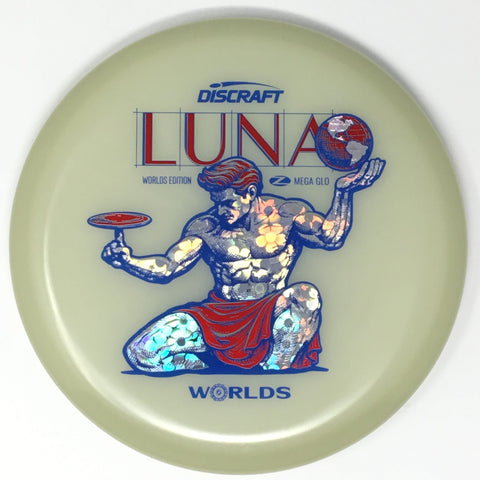 Discraft Luna (Mega Glo - "Spirit of Detroit" 2026 Worlds Edition) Putt & Approach