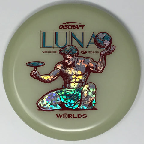 Discraft Luna (Mega Glo - "Spirit of Detroit" 2026 Worlds Edition) Putt & Approach