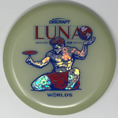 Discraft Luna (Mega Glo - "Spirit of Detroit" 2026 Worlds Edition) Putt & Approach