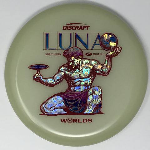Discraft Luna (Mega Glo - "Spirit of Detroit" 2026 Worlds Edition) Putt & Approach