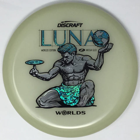 Discraft Luna (Mega Glo - "Spirit of Detroit" 2026 Worlds Edition) Putt & Approach