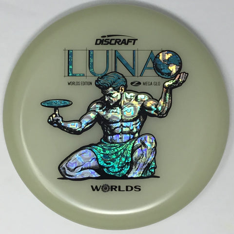 Discraft Luna (Mega Glo - "Spirit of Detroit" 2026 Worlds Edition) Putt & Approach