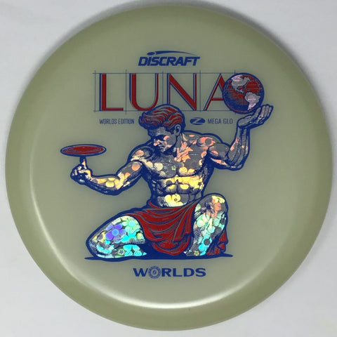 Discraft Luna (Mega Glo - "Spirit of Detroit" 2026 Worlds Edition) Putt & Approach