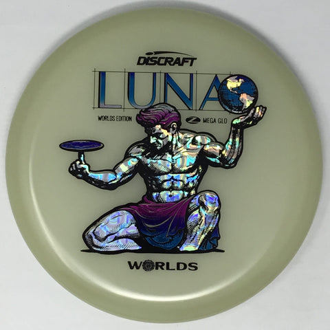 Discraft Luna (Mega Glo - "Spirit of Detroit" 2026 Worlds Edition) Putt & Approach