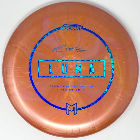 Discraft Luna (Titanium Swirl - 2024 Champions Cup Limited Edition) Putt & Approach