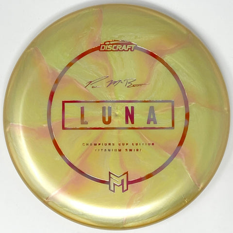 Discraft Luna (Titanium Swirl - 2024 Champions Cup Limited Edition) Putt & Approach