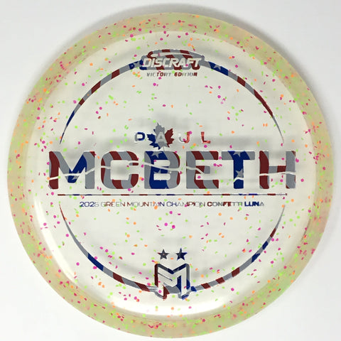 Discraft Luna (Z Confetti - Paul McBeth 2025 Green Mountain Champion) Putt & Approach