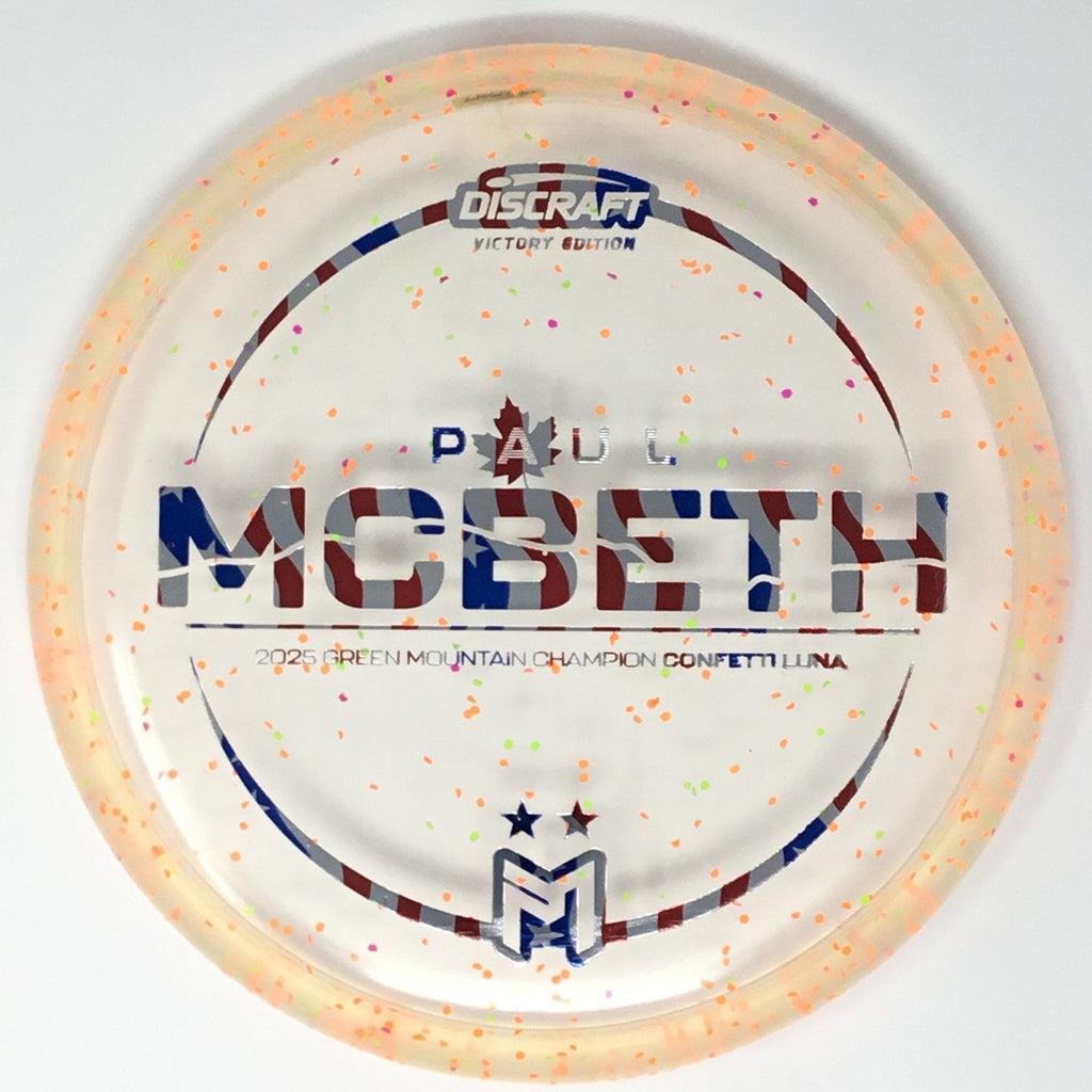 Discraft - Luna (Z Confetti - Paul McBeth 2025 Green Mountain Champion ...