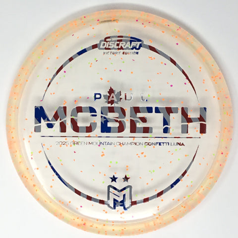 Discraft Luna (Z Confetti - Paul McBeth 2025 Green Mountain Champion) Putt & Approach
