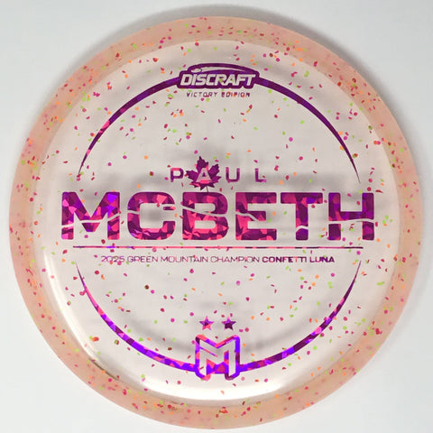 Discraft Luna (Z Confetti - Paul McBeth 2025 Green Mountain Champion) Putt & Approach
