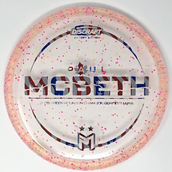 Discraft Luna (Z Confetti - Paul McBeth 2025 Green Mountain Champion) Putt & Approach