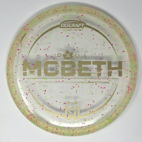 Discraft Luna (Z Confetti - Paul McBeth 2025 Green Mountain Champion) Putt & Approach