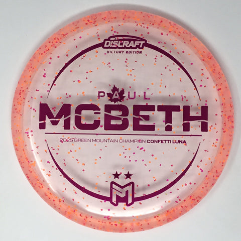 Discraft Luna (Z Confetti - Paul McBeth 2025 Green Mountain Champion) Putt & Approach