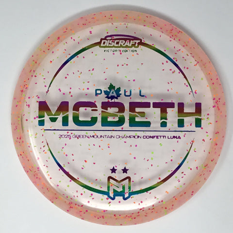Discraft Luna (Z Confetti - Paul McBeth 2025 Green Mountain Champion) Putt & Approach