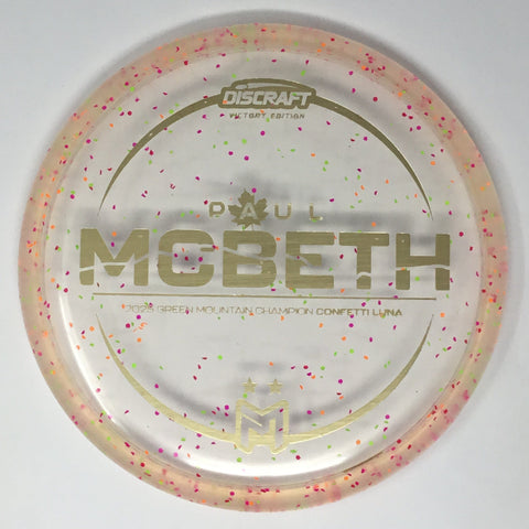 Discraft Luna (Z Confetti - Paul McBeth 2025 Green Mountain Champion) Putt & Approach