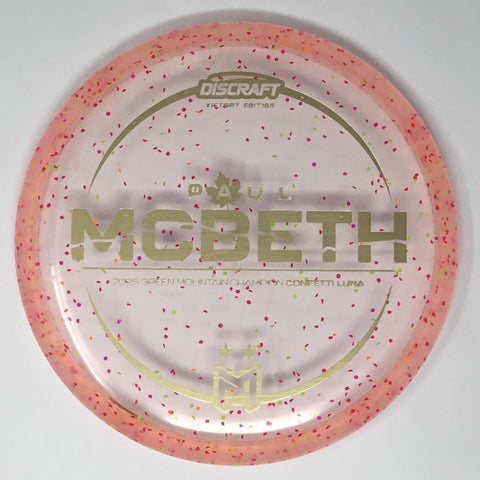 Discraft Luna (Z Confetti - Paul McBeth 2025 Green Mountain Champion) Putt & Approach