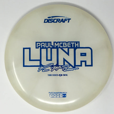 Discraft Luna (Z Swirl - Paul McBeth 2025 Tour Series) Putt & Approach