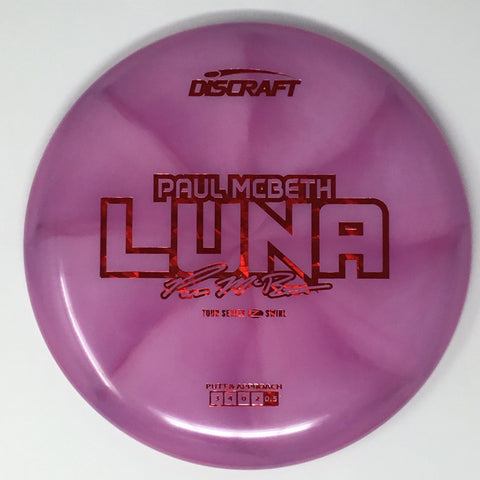 Discraft Luna (Z Swirl - Paul McBeth 2025 Tour Series) Putt & Approach