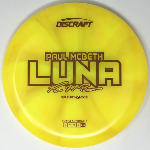 Discraft Luna (Z Swirl - Paul McBeth 2025 Tour Series) Putt & Approach