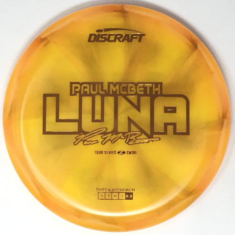 Discraft Luna (Z Swirl - Paul McBeth 2025 Tour Series) Putt & Approach