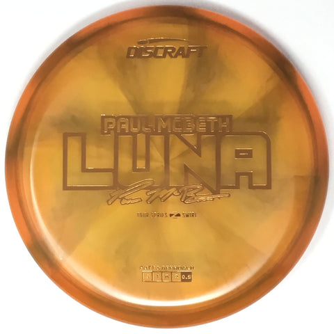 Discraft Luna (Z Swirl - Paul McBeth 2025 Tour Series) Putt & Approach