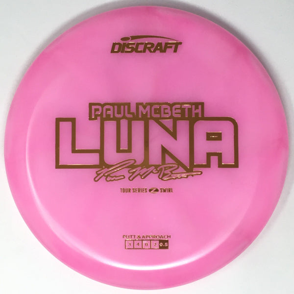 Discraft Luna (Z Swirl - Paul McBeth 2025 Tour Series) Putt & Approach