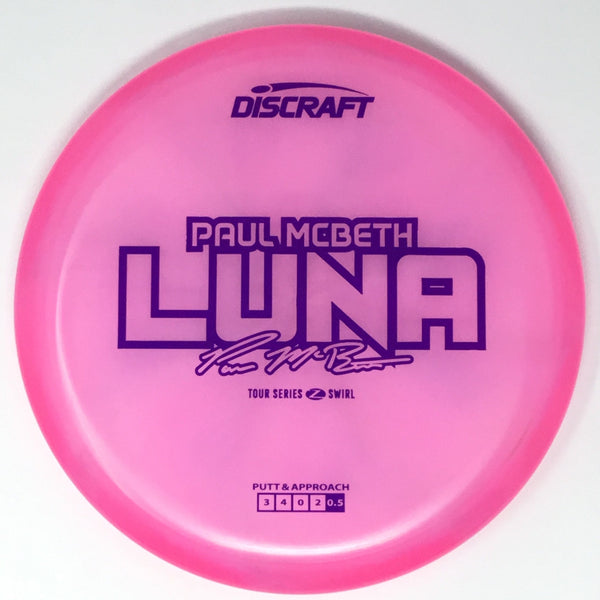 Discraft Luna (Z Swirl - Paul McBeth 2025 Tour Series) Putt & Approach