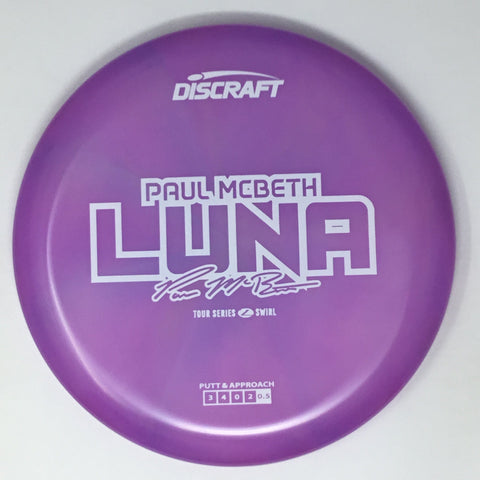 Discraft Luna (Z Swirl - Paul McBeth 2025 Tour Series) Putt & Approach