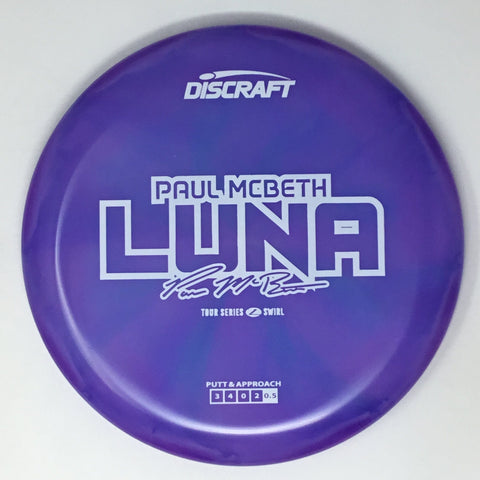 Discraft Luna (Z Swirl - Paul McBeth 2025 Tour Series) Putt & Approach