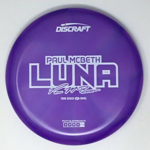 Discraft Luna (Z Swirl - Paul McBeth 2025 Tour Series) Putt & Approach