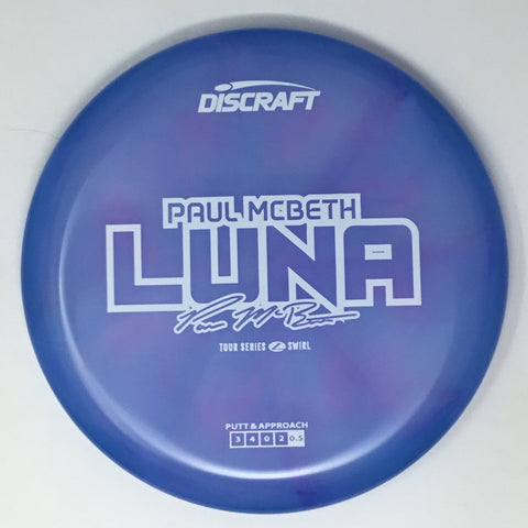 Discraft Luna (Z Swirl - Paul McBeth 2025 Tour Series) Putt & Approach