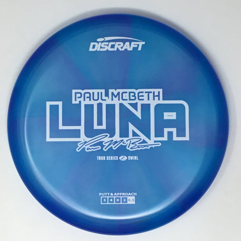 Discraft Luna (Z Swirl - Paul McBeth 2025 Tour Series) Putt & Approach