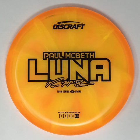Discraft Luna (Z Swirl - Paul McBeth 2025 Tour Series) Putt & Approach