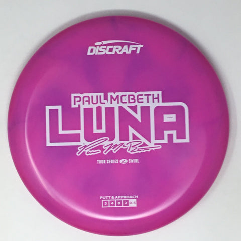 Discraft Luna (Z Swirl - Paul McBeth 2025 Tour Series) Putt & Approach