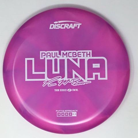 Discraft Luna (Z Swirl - Paul McBeth 2025 Tour Series) Putt & Approach