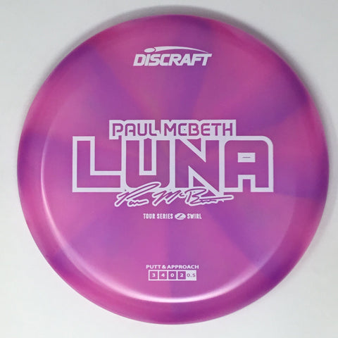 Discraft Luna (Z Swirl - Paul McBeth 2025 Tour Series) Putt & Approach