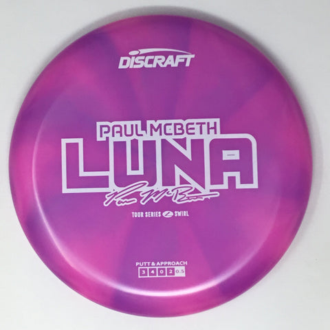 Discraft Luna (Z Swirl - Paul McBeth 2025 Tour Series) Putt & Approach