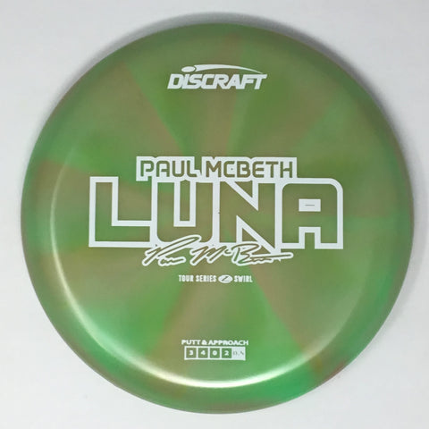 Discraft Luna (Z Swirl - Paul McBeth 2025 Tour Series) Putt & Approach