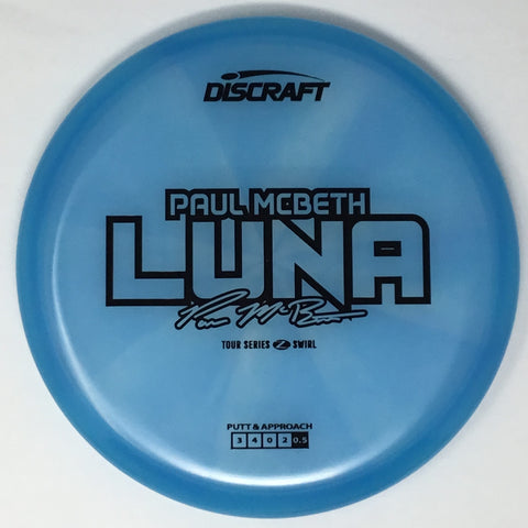 Discraft Luna (Z Swirl - Paul McBeth 2025 Tour Series) Putt & Approach