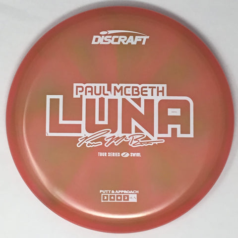Discraft Luna (Z Swirl - Paul McBeth 2025 Tour Series) Putt & Approach