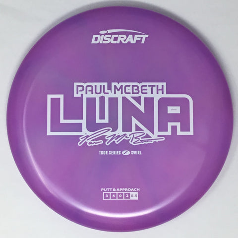Discraft Luna (Z Swirl - Paul McBeth 2025 Tour Series) Putt & Approach