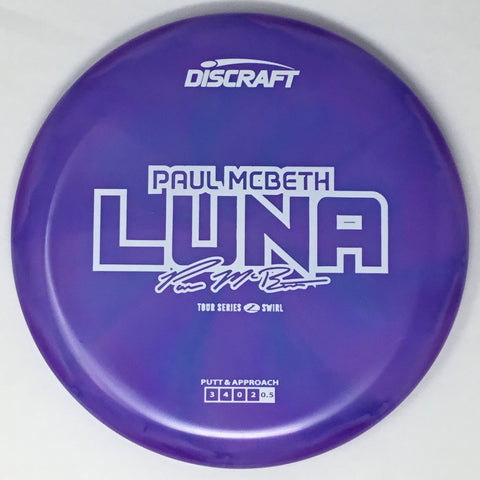 Discraft Luna (Z Swirl - Paul McBeth 2025 Tour Series) Putt & Approach