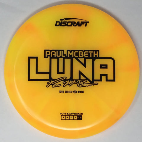 Discraft Luna (Z Swirl - Paul McBeth 2025 Tour Series) Putt & Approach