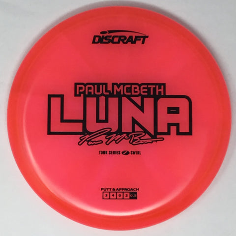 Discraft Luna (Z Swirl - Paul McBeth 2025 Tour Series) Putt & Approach