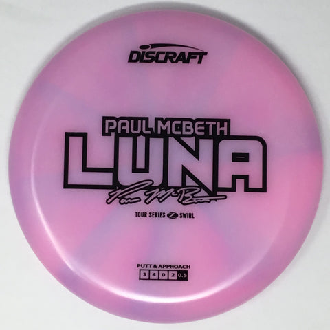 Discraft Luna (Z Swirl - Paul McBeth 2025 Tour Series) Putt & Approach