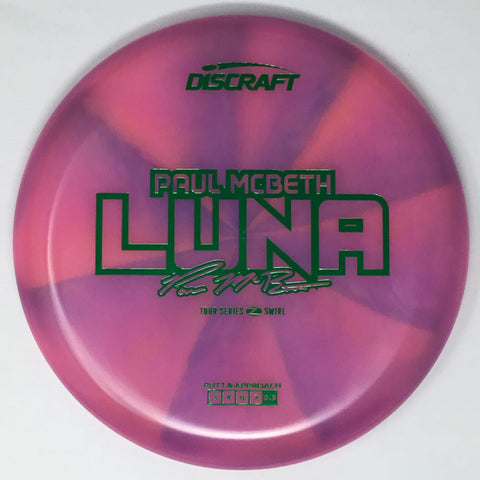 Discraft Luna (Z Swirl - Paul McBeth 2025 Tour Series) Putt & Approach