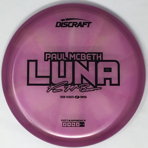Discraft Luna (Z Swirl - Paul McBeth 2025 Tour Series) Putt & Approach