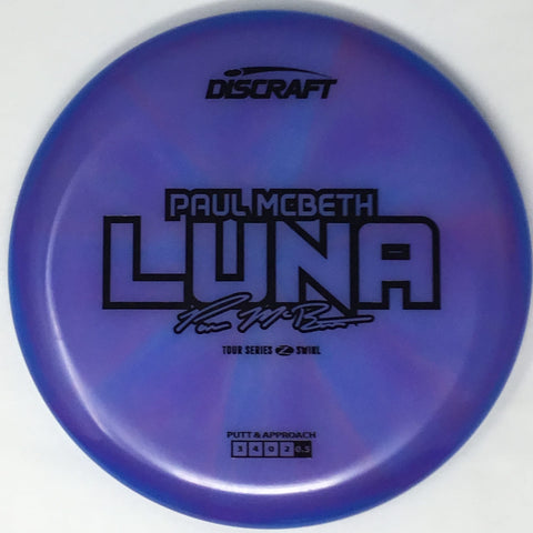 Discraft Luna (Z Swirl - Paul McBeth 2025 Tour Series) Putt & Approach